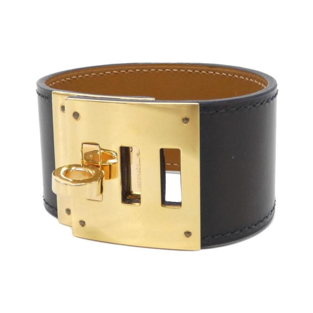 HERMES Black Charm Bracelet